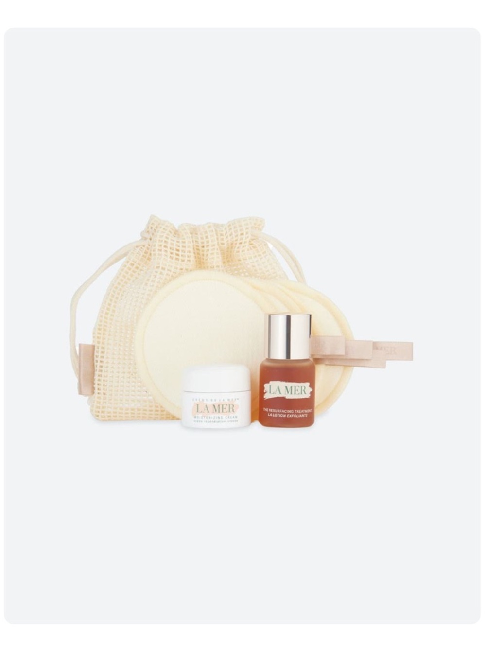 La Mer Travel Skincare Duo in Cream and Beige